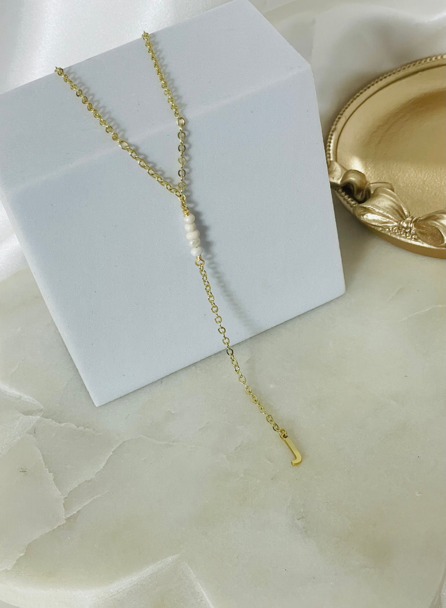 Gold Initial Necklace, Letter Necklace, Minimalist Initial Necklace, Delicate necklace, Wife Gifts, Mom Gifts