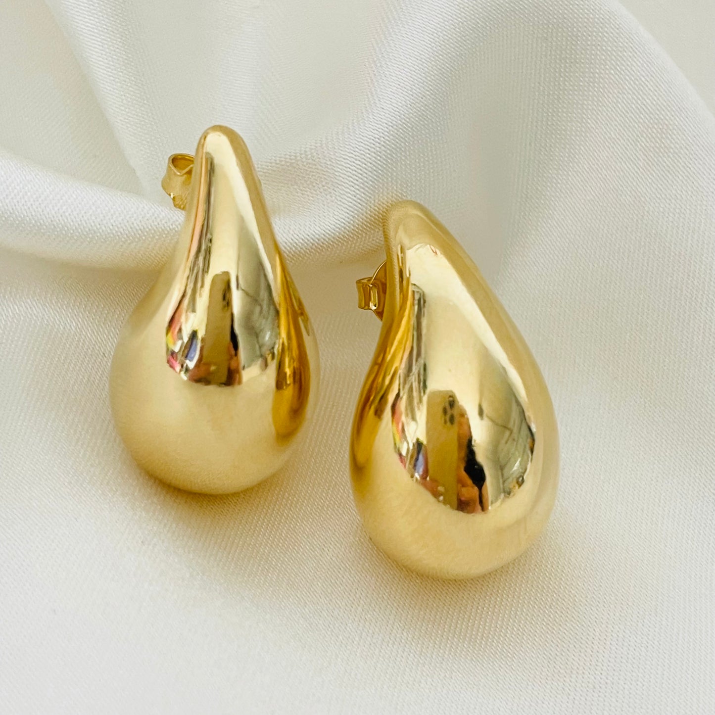 Teardrop Hoop Earrings, Teardrop Earrings for Women Dangle, 18k Gold Filled Waterdrop Gold Earrings Tear Drop Earrings Fashion Jewelry Gift